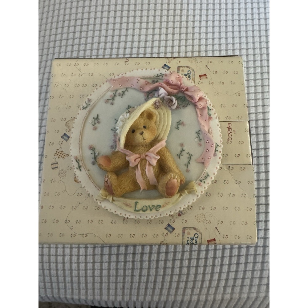 Cherished Teddies 3D Wall Plaque Ornament "Love"‎ Vintage 1994, Enesco #104140M